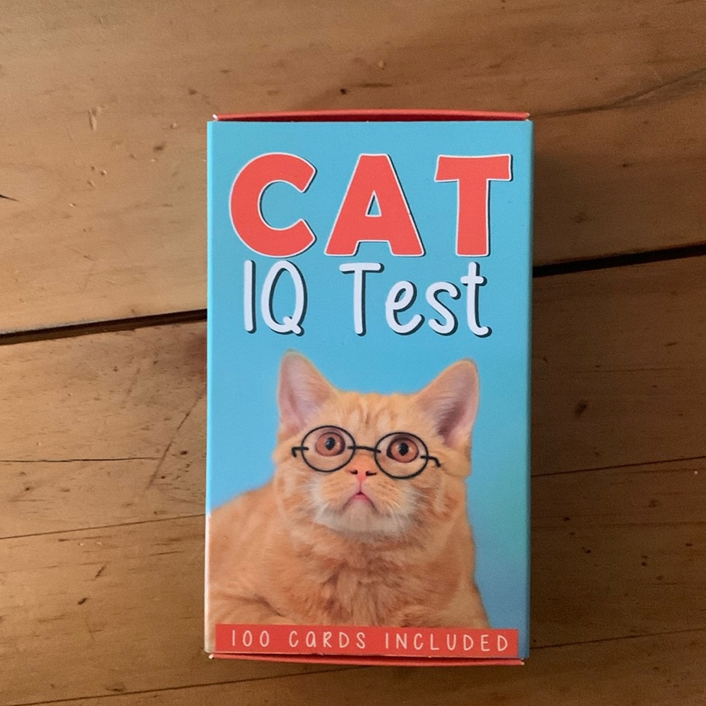 NWT- Cat IQ Test- Never Used- Adorable and Fun